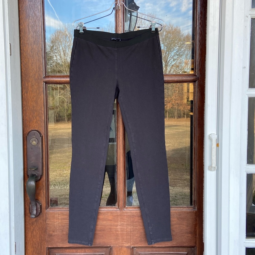 Eileen Fisher Organic cotton black‎ pants. S/P